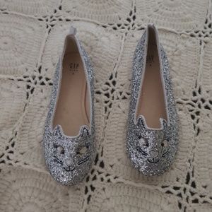 GAP Shoes - GAP !!! Kitty Cat Kids Shoes!! Silver Glitter GAP Shoes - GAP !!! Kitty Cat Kids Shoes!! Silver Glitter